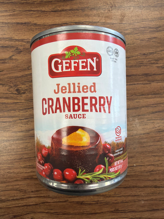 Gefen jellied cranberry sauce P