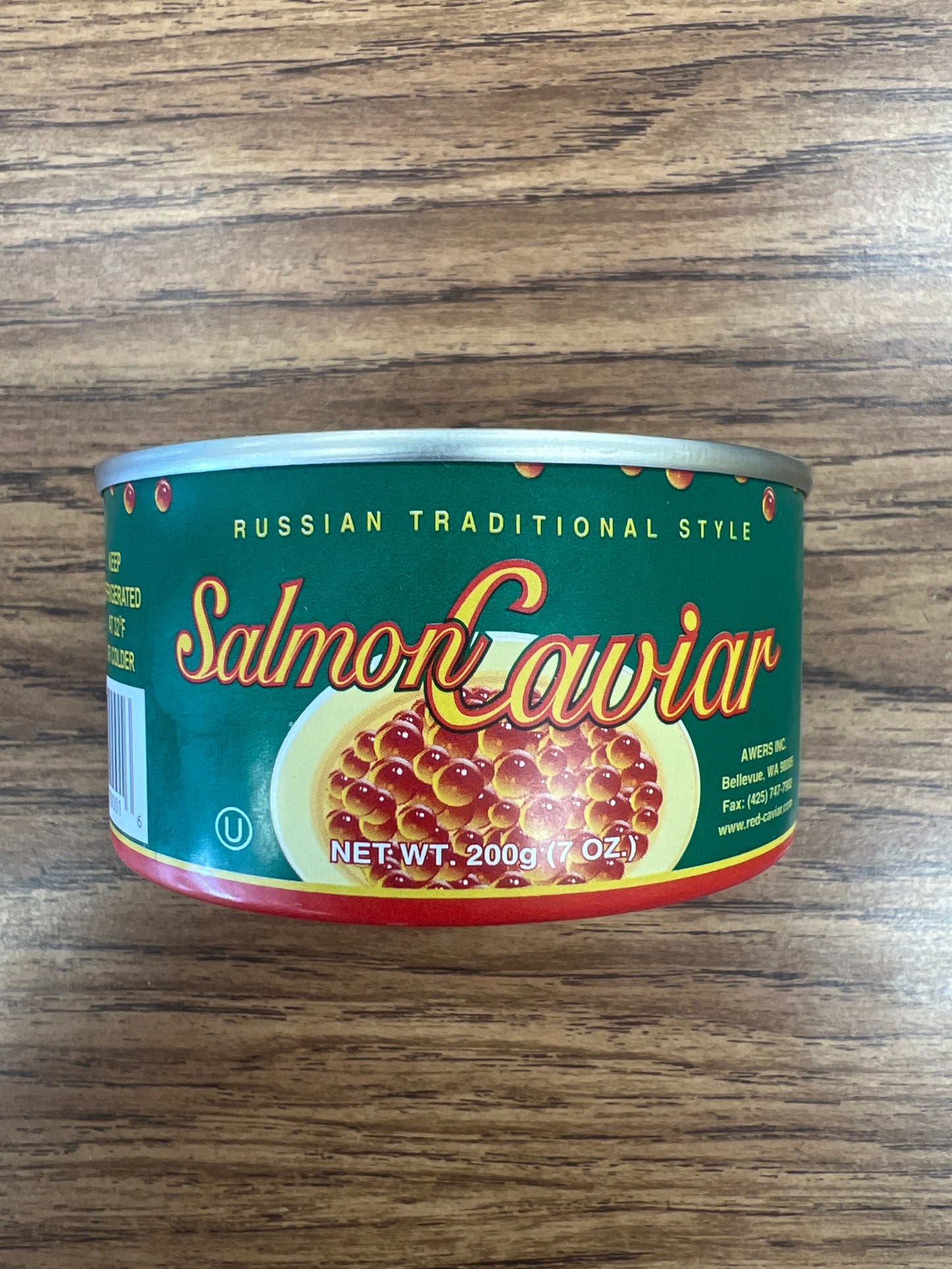 Russian traditional style salmon caviar 7oz