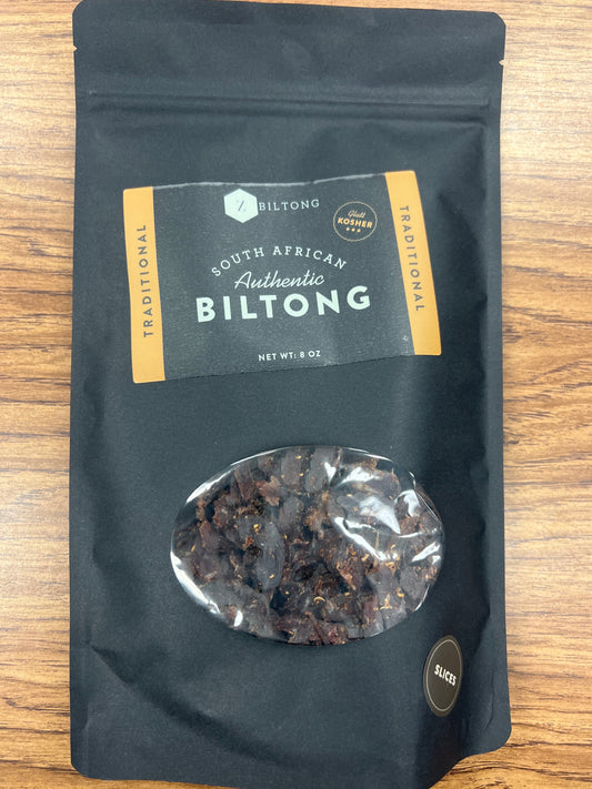 ZBiltong South African authentic biltong 8oz traditional slices