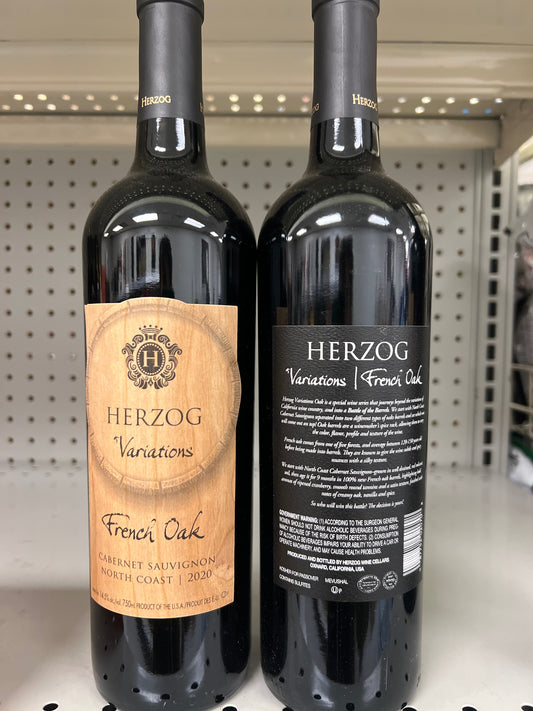Herzog Cabernet Sauvignon French Oak Variations North Coast 2020 Mevushal