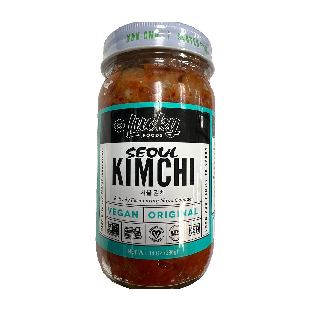 Lucky foods Seoul kimchi vegan original gluten free