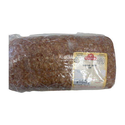 Rubashkin CHK ground chuck / ground beef $10.69/lb Price adjusted at fulfillment. Approx 2lbs per tray