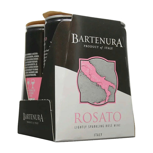 Bartenura Rosato Lightly Sparkling Italy 4-pack cans Mevushal