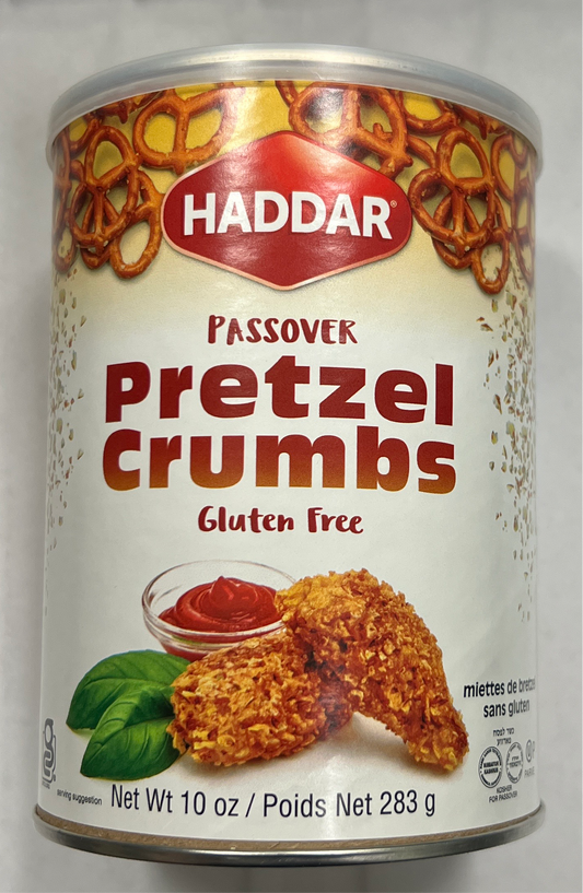 Haddar gluten free pretzel crumbs