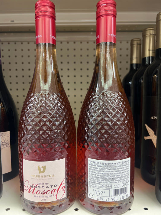 Teperberg Family Estates Red Moscato Samson Mevushal