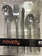 Blue sky #2916 novelty flatware 40ct cutlery silver