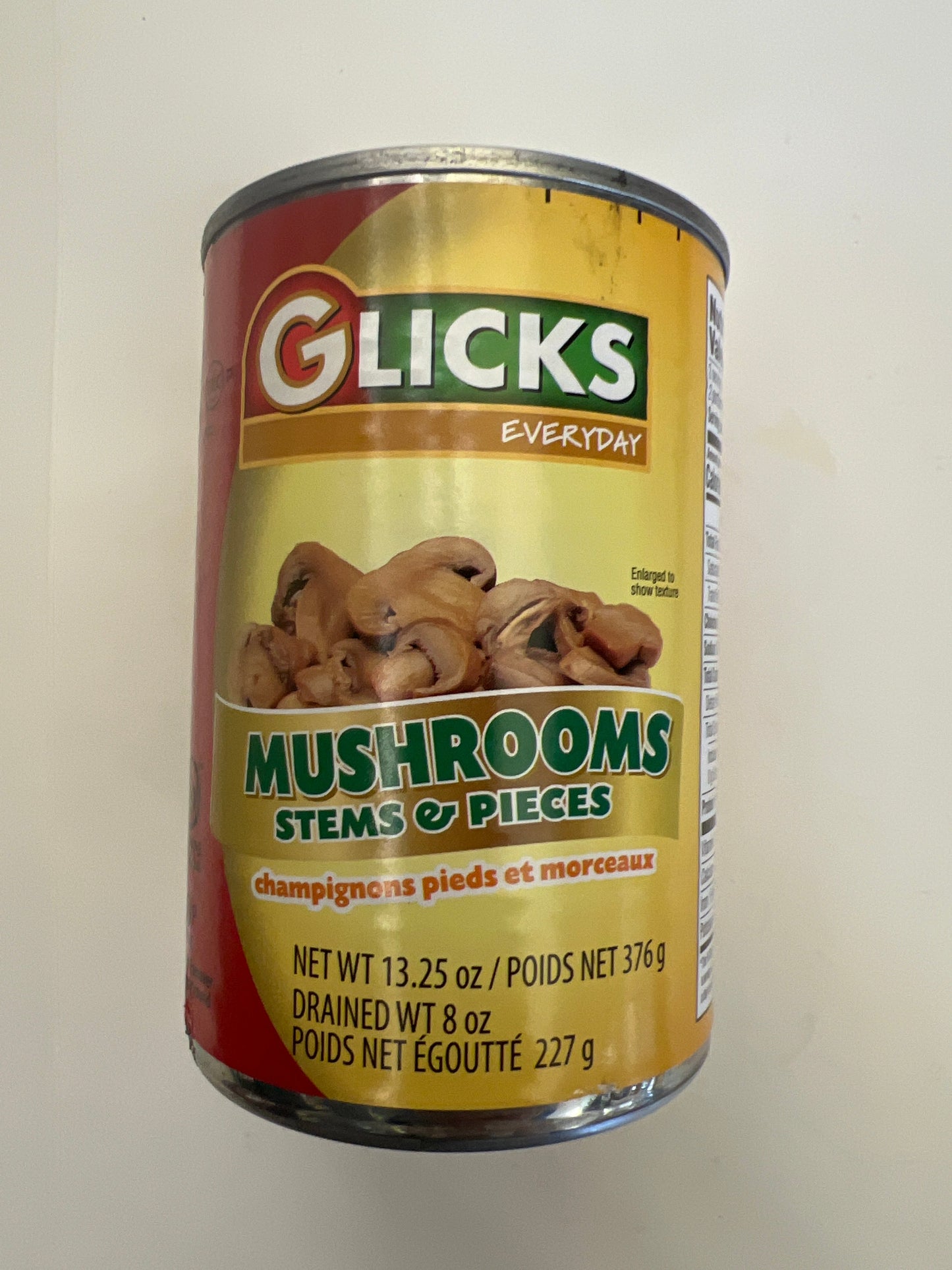 Glicks mushrooms stems and pieces