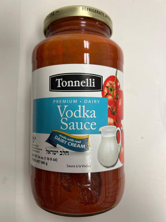 Tonnelli dairy vodka sauce