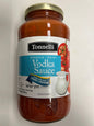 Tonnelli dairy vodka sauce