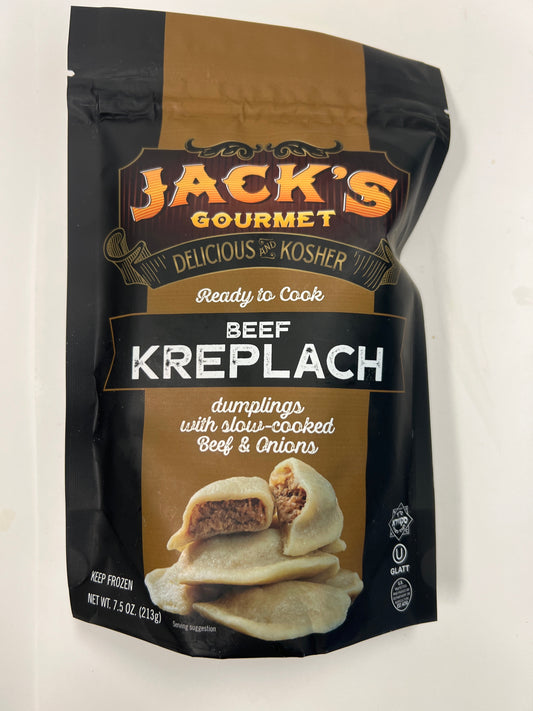Jacks gourmet beef kreplach