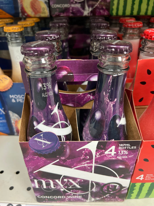 Myx Sparkling Concord American 4 x 187ml Mevushal