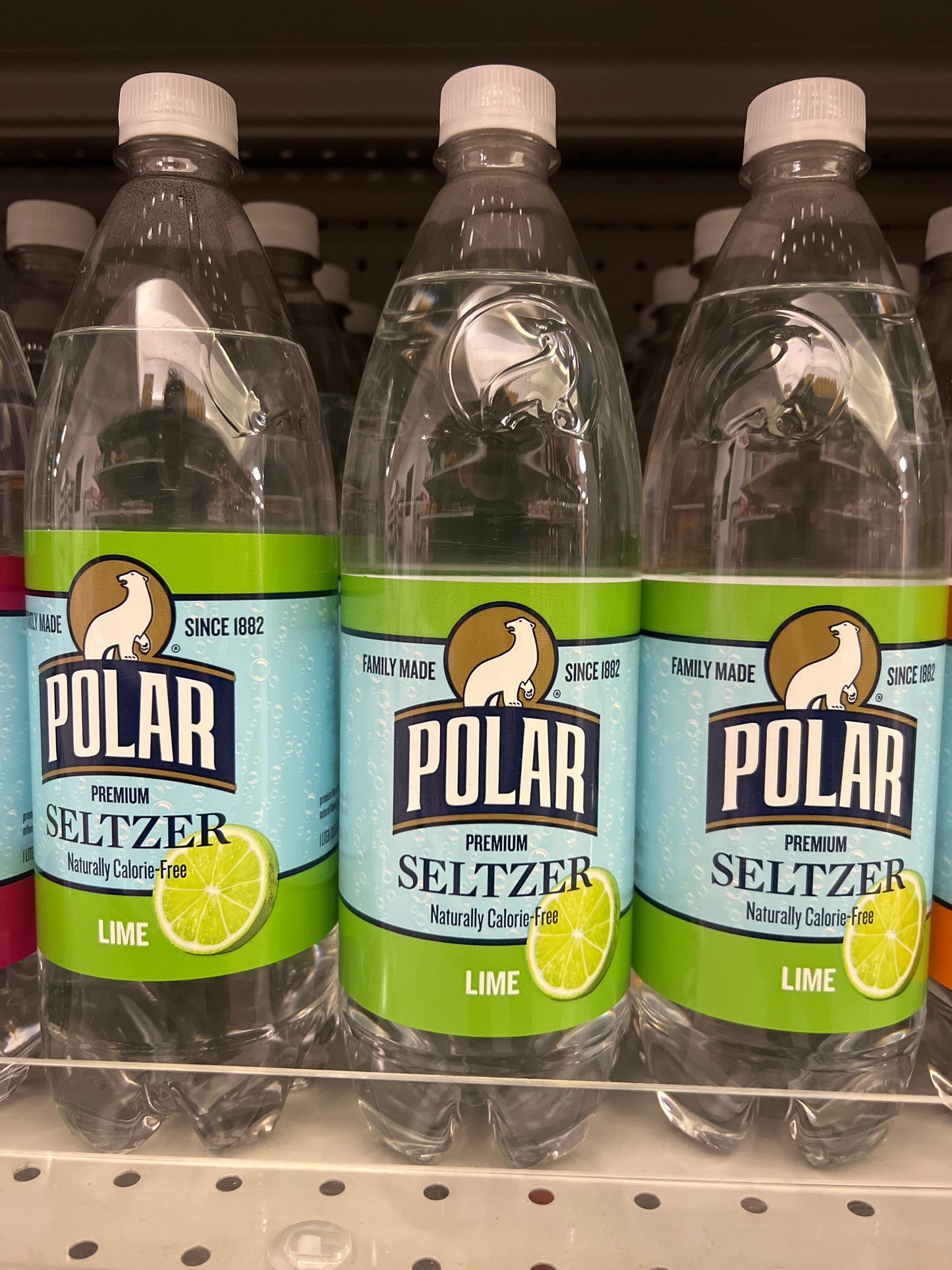 Polar premium seltzer lime 1L