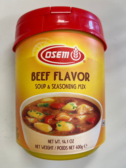 Osem beef flavor soup and seasoning mix