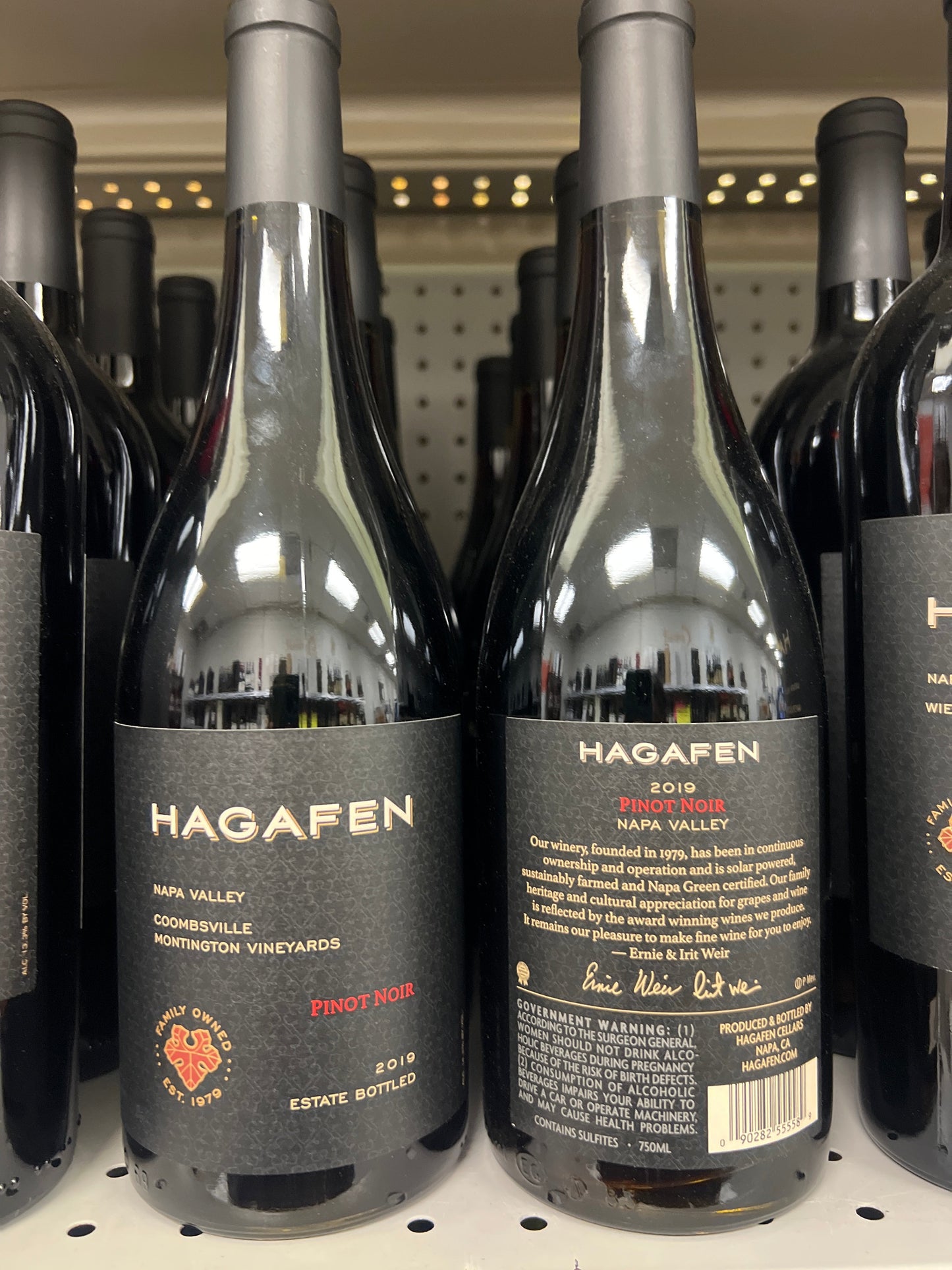 Hagafen Pinot Noir Coombsville 2019 Mevushal
