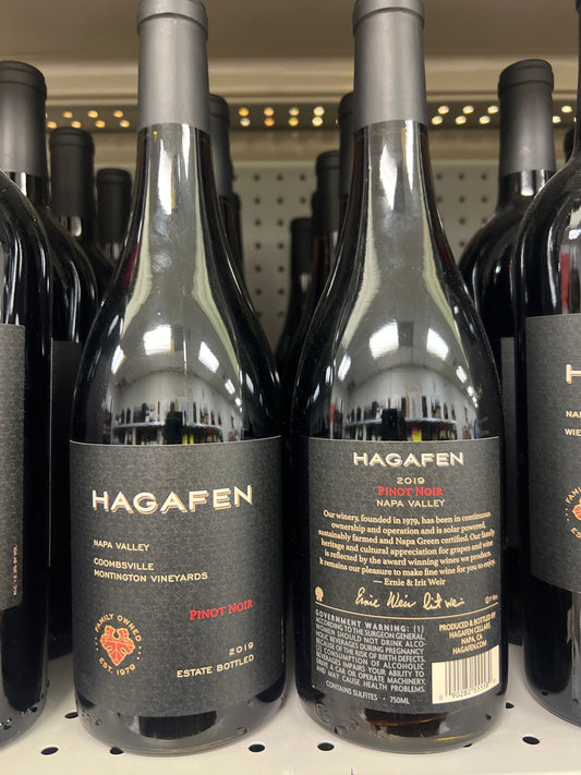 Hagafen Pinot Noir Coombsville 2019 Mevushal