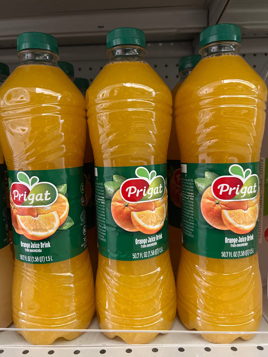 Prigat orange juice drink 1.5L