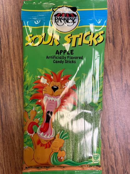 Paskesz sour sticks apple flavored