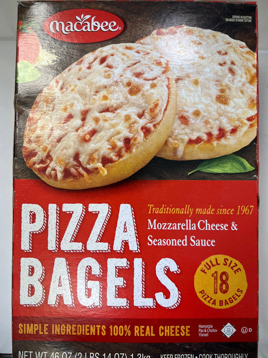 Macabee pizza bagels 18 pack