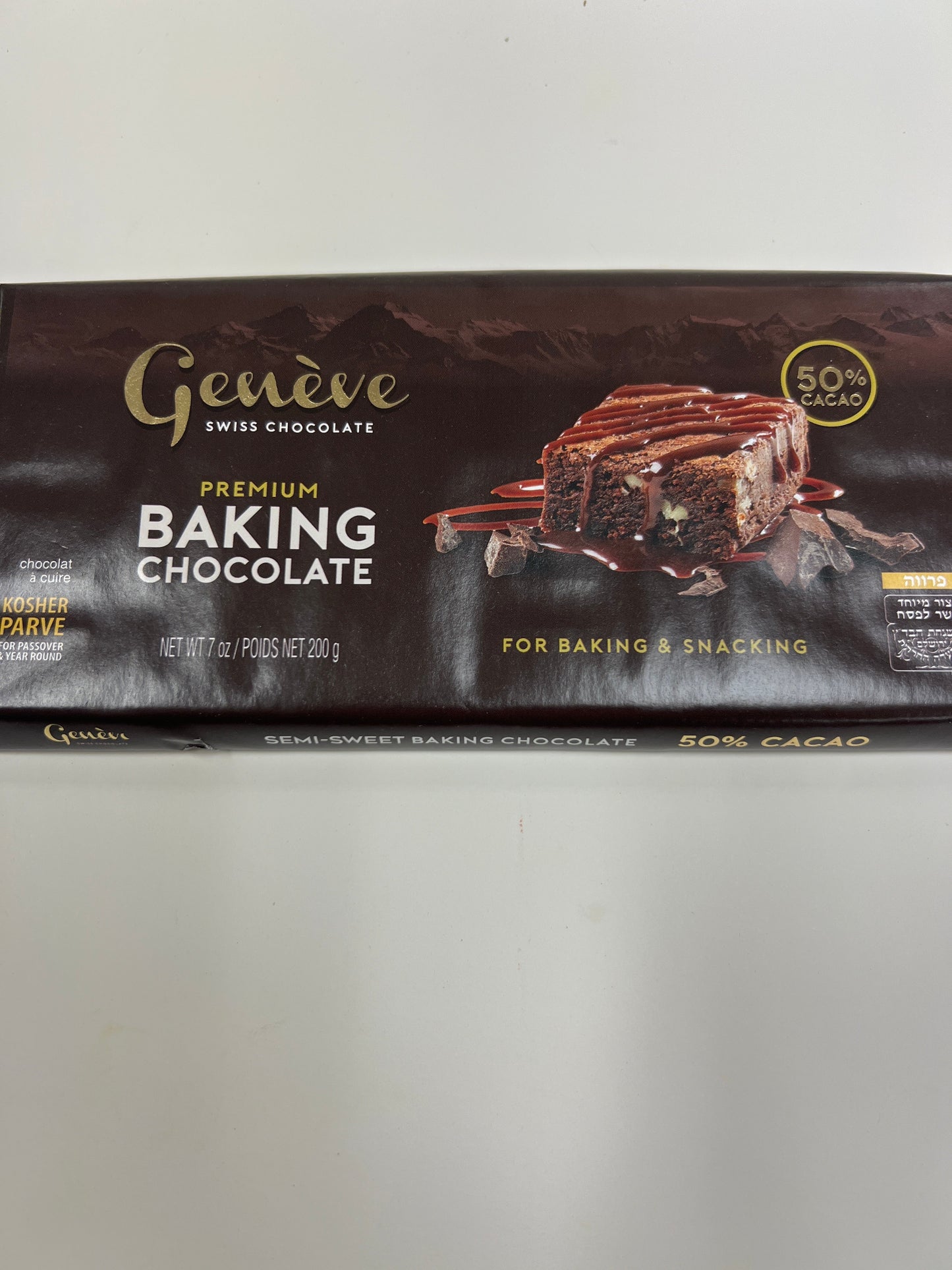 Geneve Swiss chocolate for baking