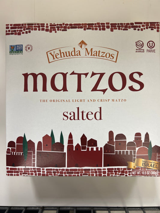 Yehuda matzos salted 16oz