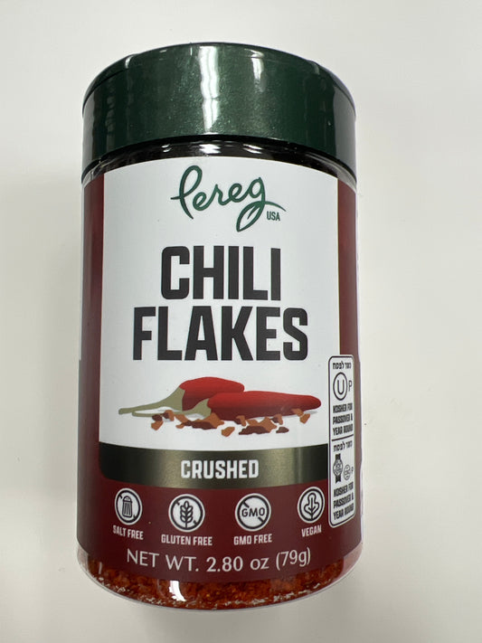 Pereg chili flakes. Crushed