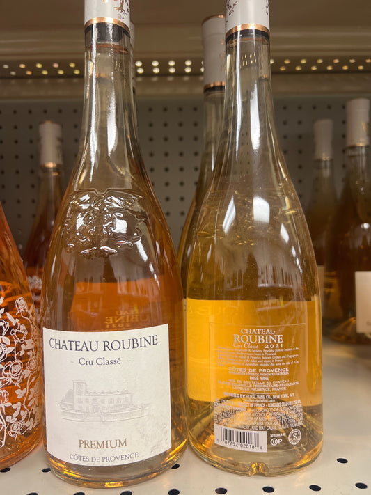 Chateau Roubine Cotes de Provence Rose Premium Cru Classe 2021 Mevushal