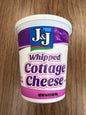 J&J whipped cottage cheese. 4% milkfat minimum