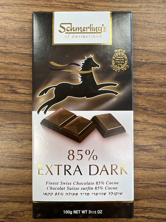 KFP Schmerling 85% extra dark. Chocolate