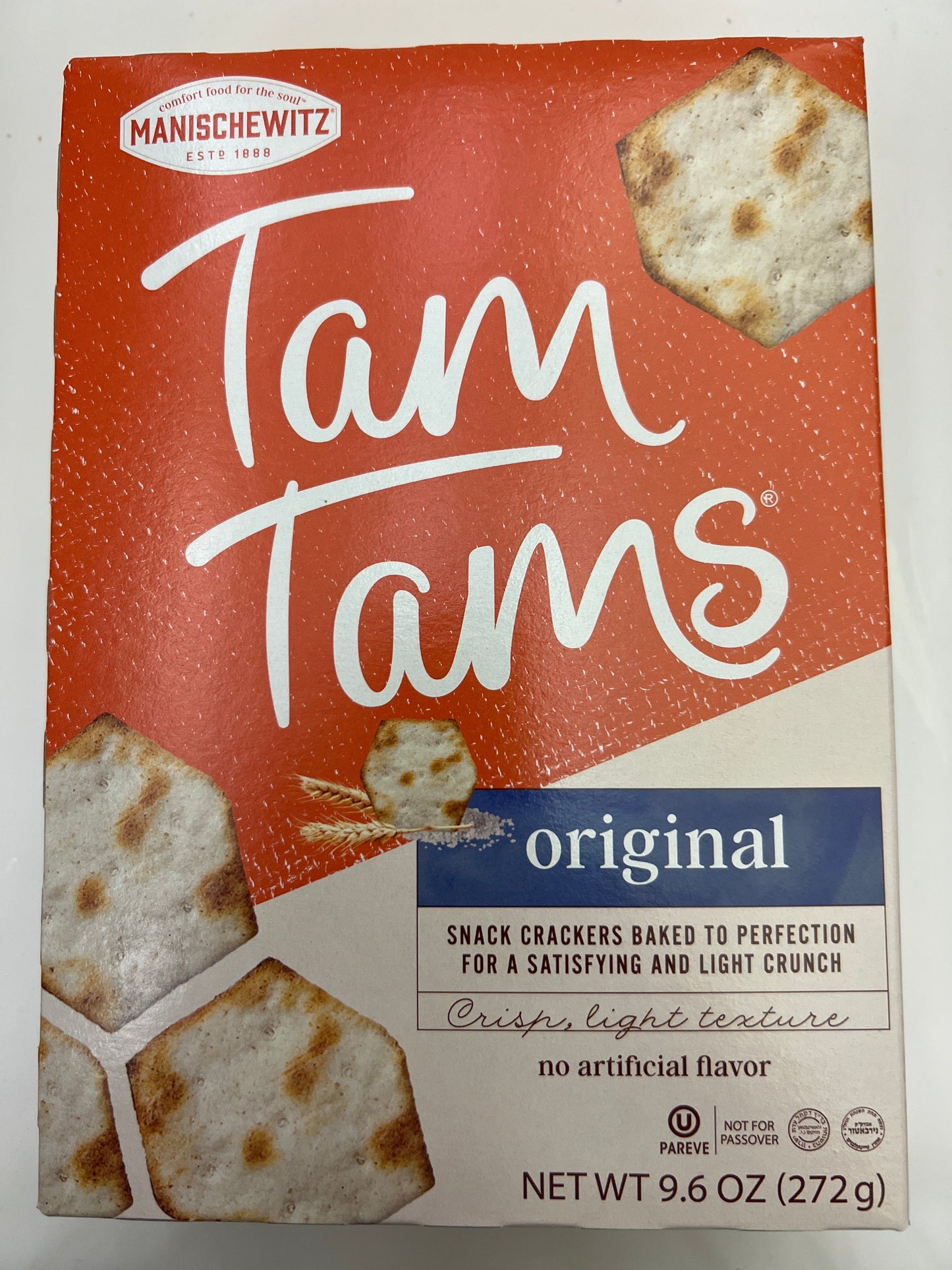 Manischewitz tam tams crackers original