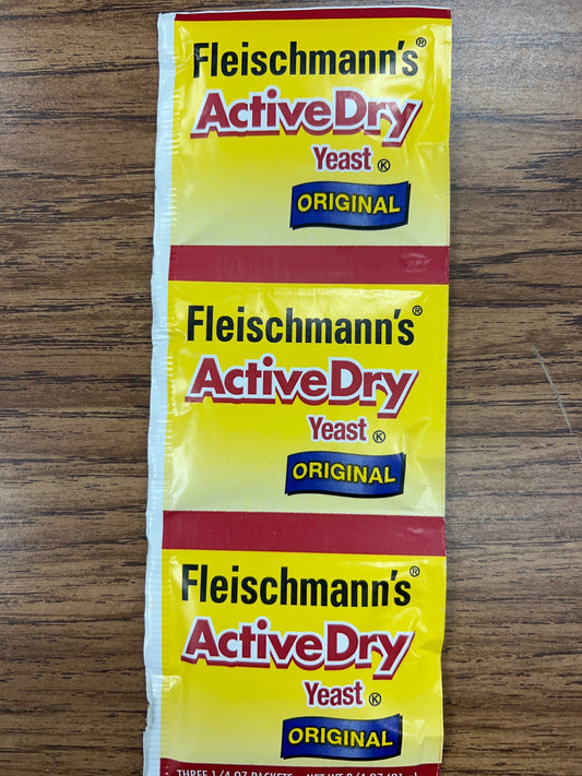 Fleischmanns active dry yeast original 3pk