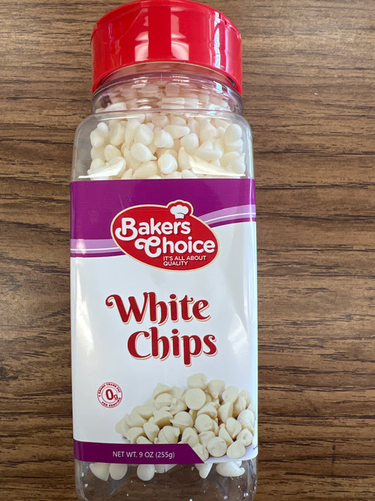 Bakers choice. White chips
