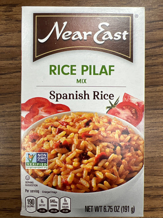 Near east rice pilaf mix Spanish rice
