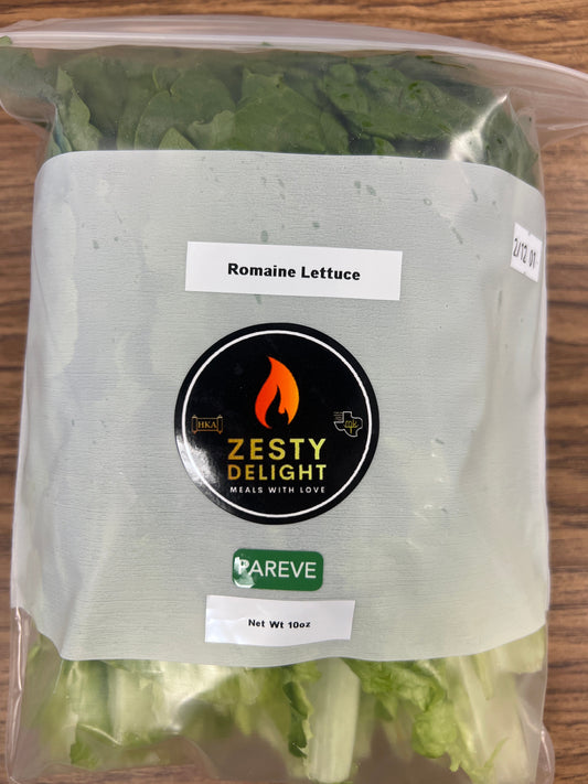 Zesty delight Washed and ready romaine Lettuce W/ local hashgacha