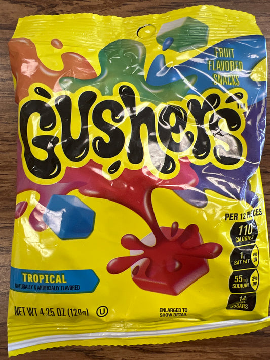 Gushers. Tropical flavored