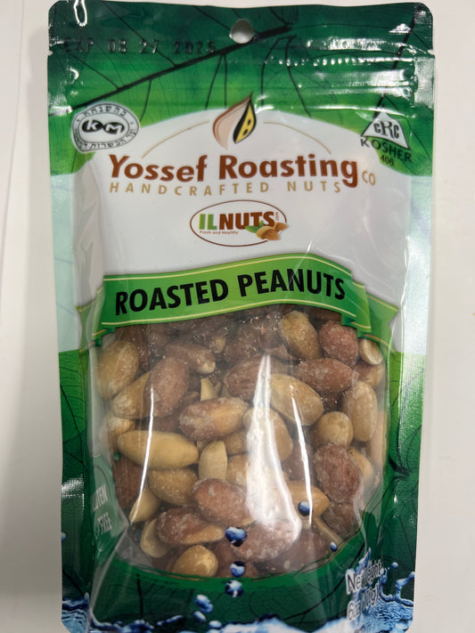 Yossef roasting roasted peanuts
