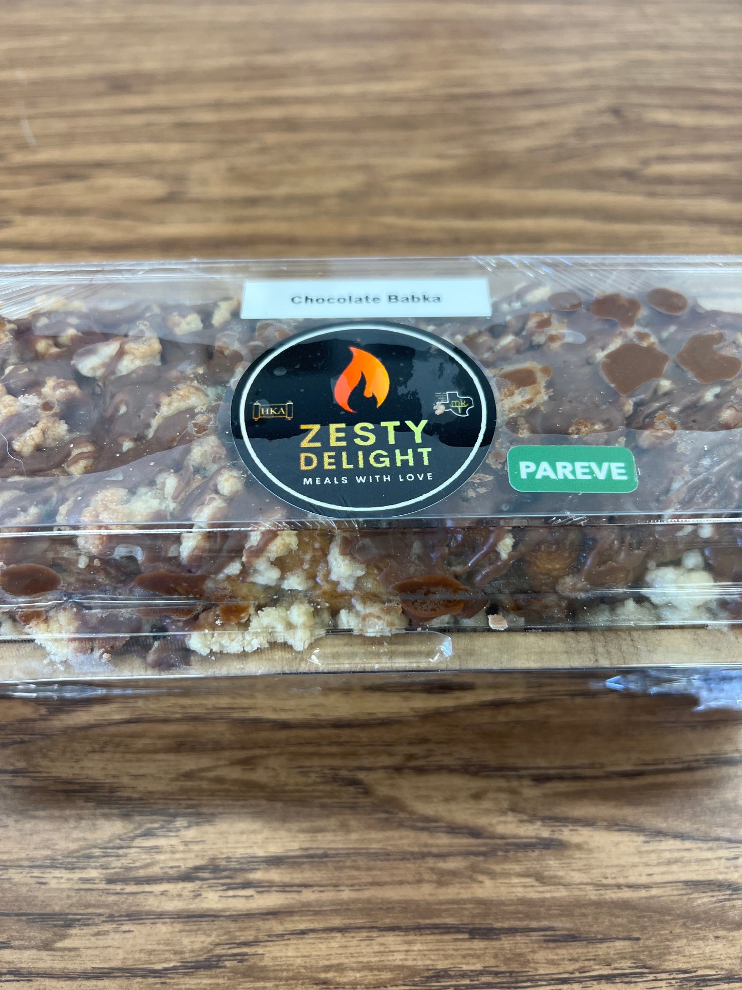 Zesty’s delight chocolate, Babka