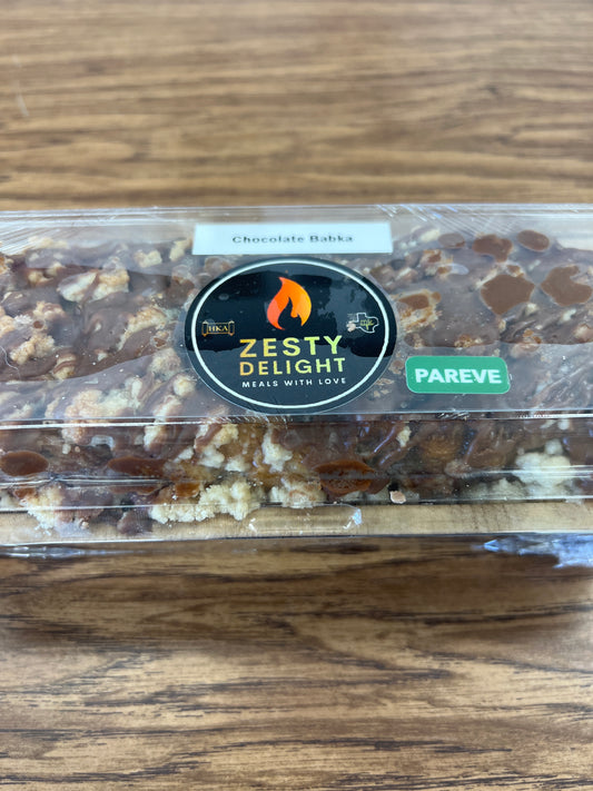 Zesty’s delight chocolate, Babka