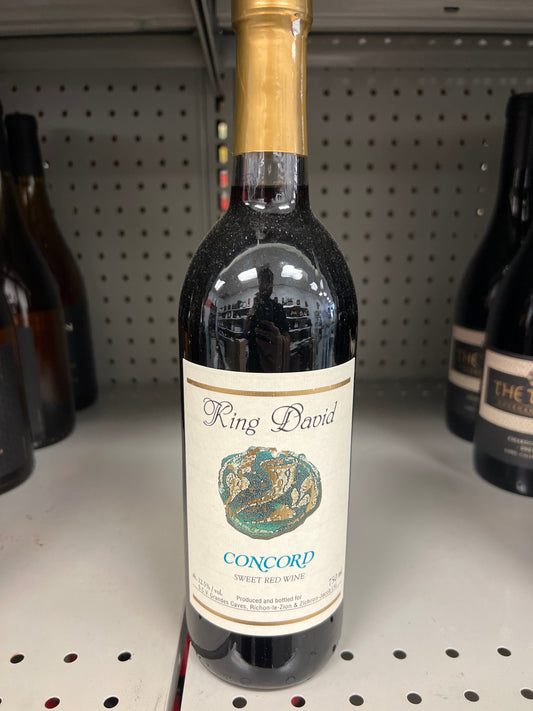 King David Concord New York Sweet Red Wine