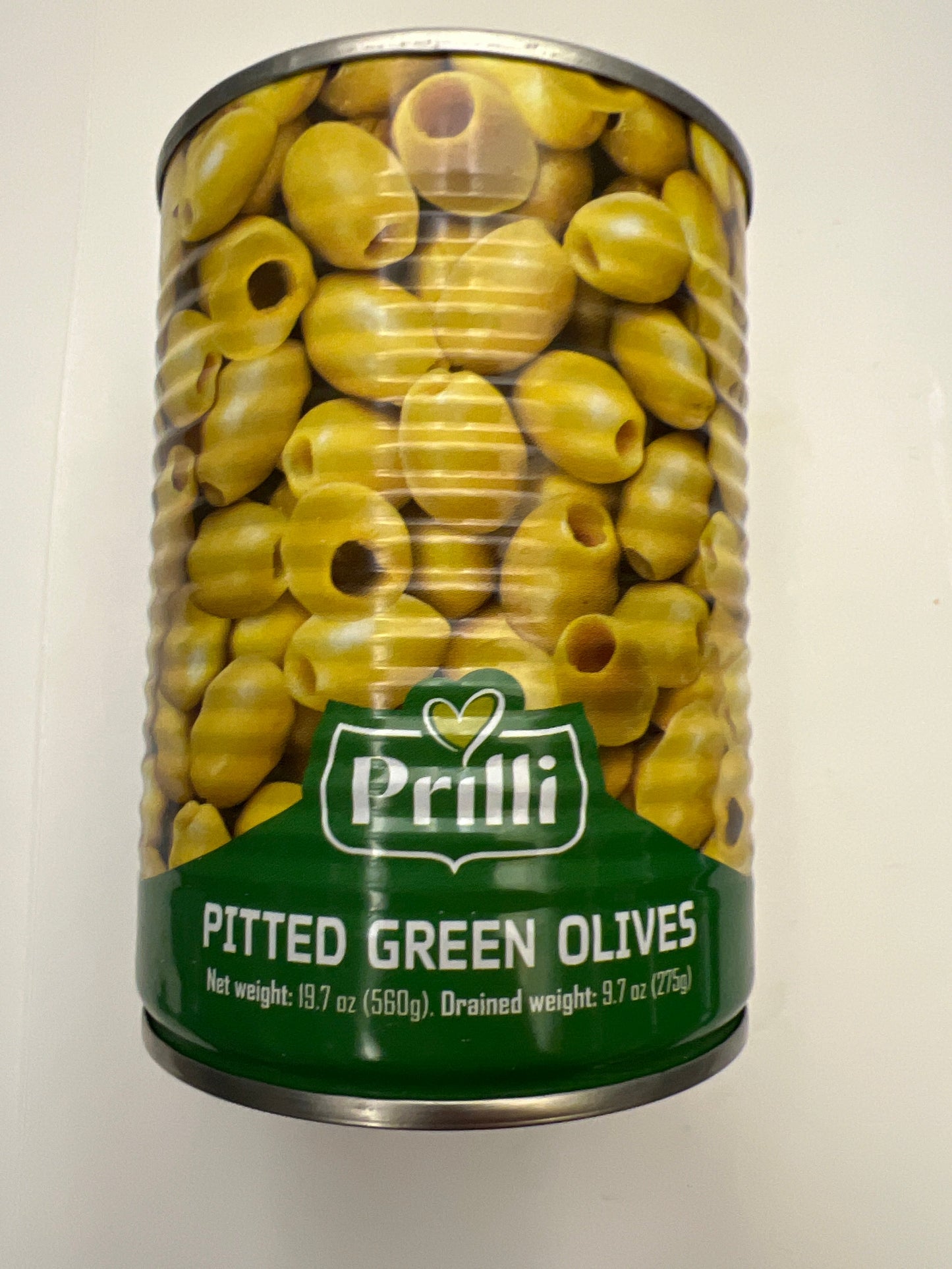 Prilli pitted green olives