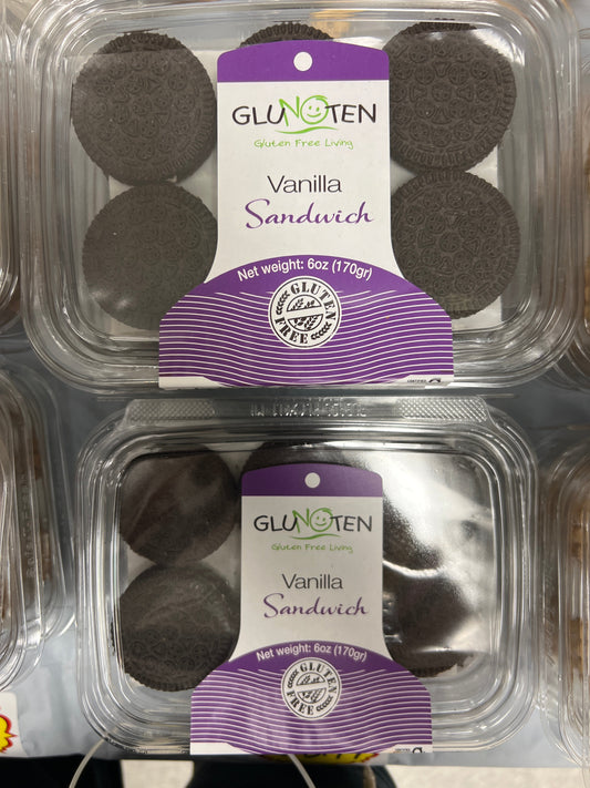 Glunoten gluten free vanilla sandwich
