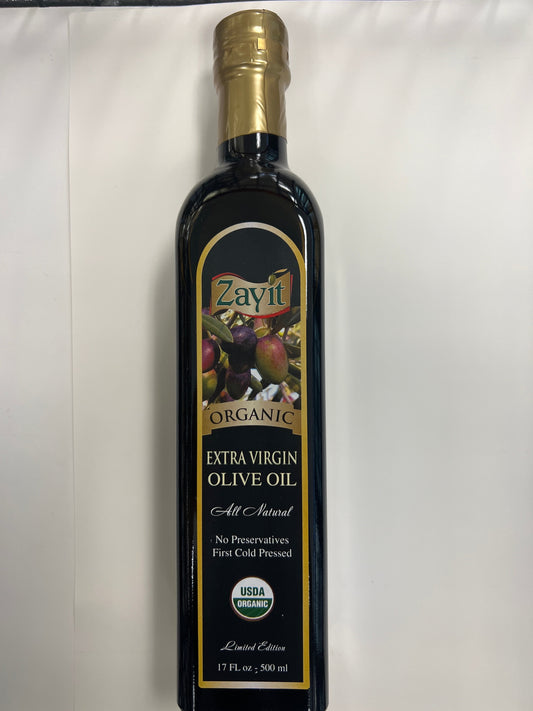 Zayit. Organic extra virgin olive oil 17oz