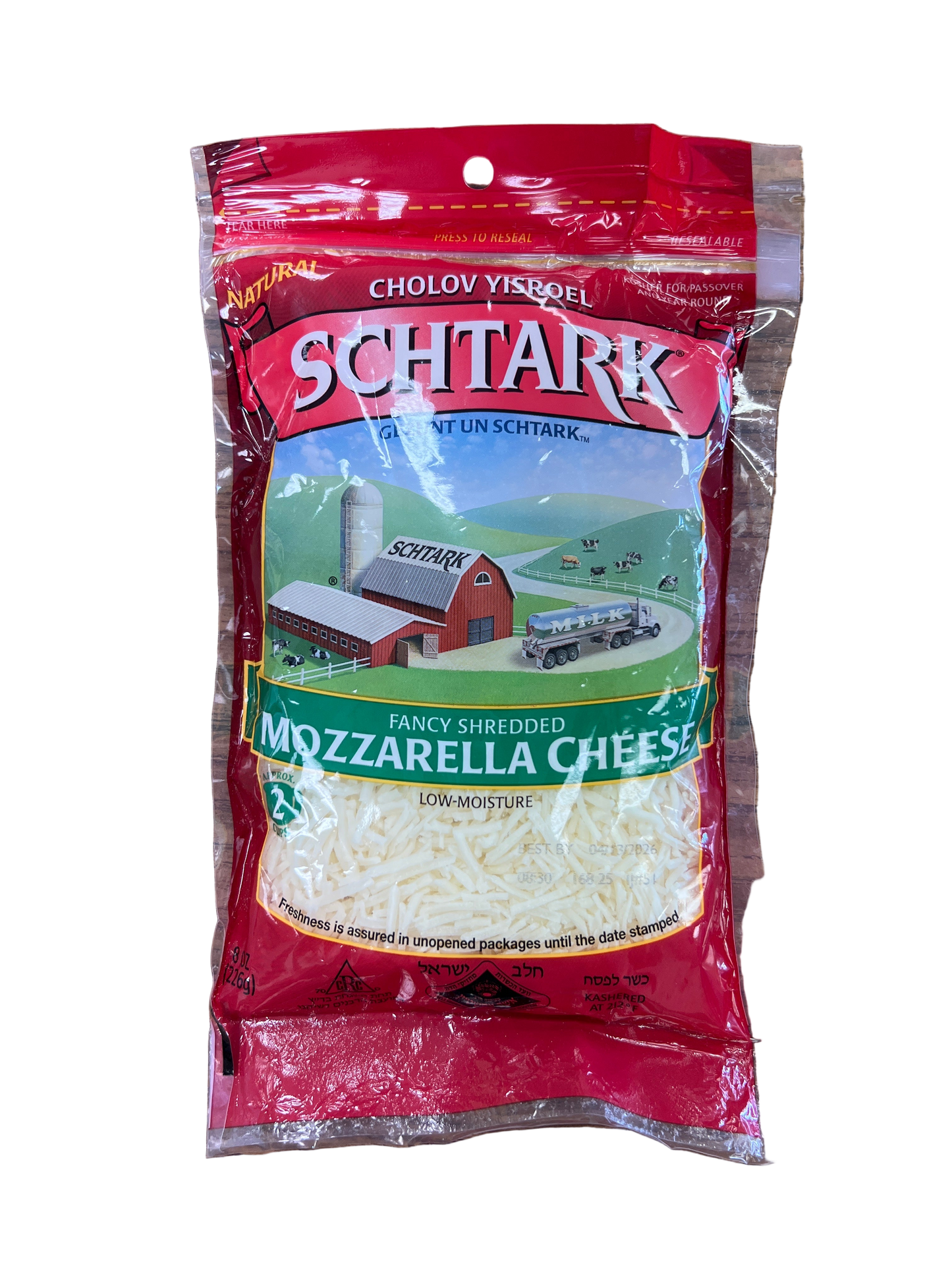 Schtark. Shredded mozzarella cheese 8oz