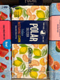 Polar nectarine lemon seltzer 8 pack cans