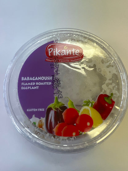 Pikante babaganoush flamed roasted eggplant gluten free 8oz