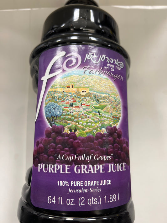 Farbrengen purple grape juice 64oz