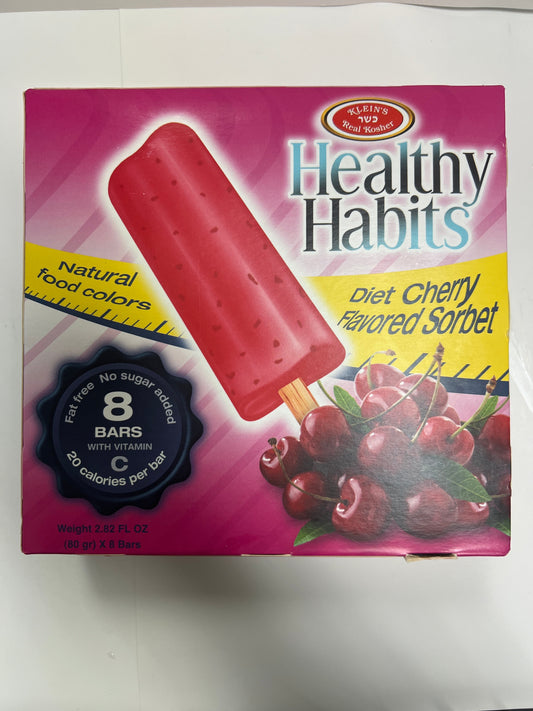 Klein’s healthy habits diet cherry sorbet