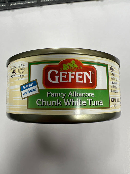 Gefen fancy albacore chunk white tuna in water