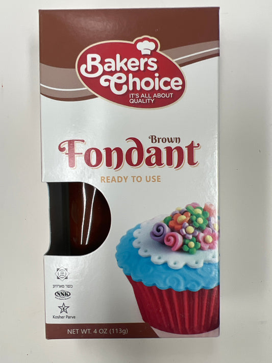 Baker’s choice brown fondant