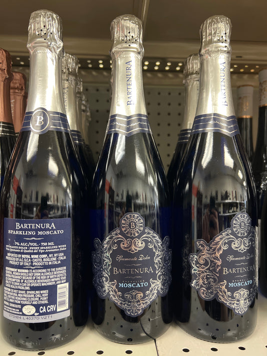 Bartenura Sparkling Moscato Rose Italy Mevushal