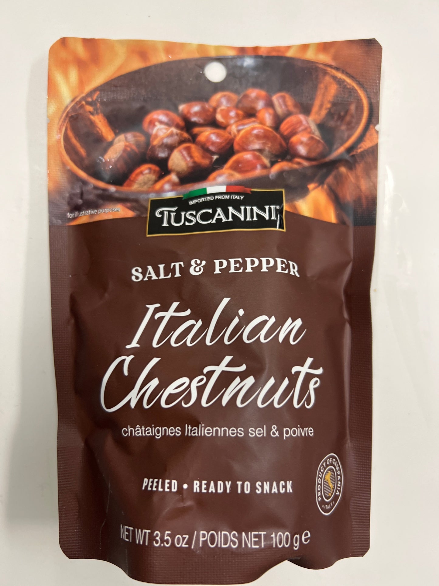 Tuscanini salt and pepper Italian chestnuts